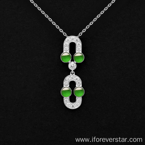 Icy Pure Green Jadeite Fashion Style Jadeite Sets